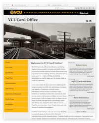 Will Steiner - Website Development - VCUCard Version Two